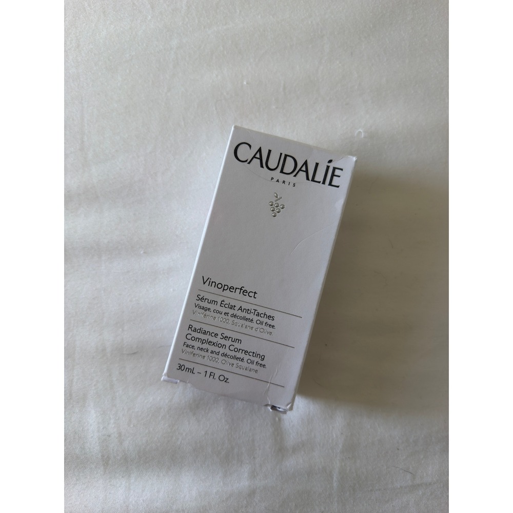 Caudalie Vinoperfect Radiance Serum Complexion Correcting 30ml 1oz Oil Free New